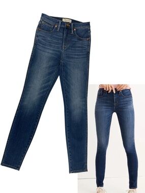 Madewell 10" High-Rise Skinny Jeans TENCEL™ Denim Edition Size 25